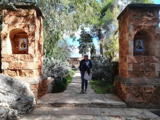 Cortile interno nella tenuta Al Bano Carrisi a Cellino San Marco