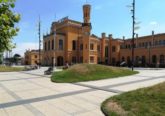 La stazione dei treni di Breslavia