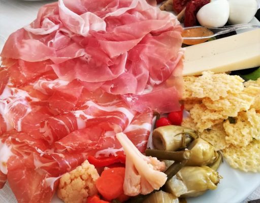 Piatto degustazione del Prosciutto di San Daniele