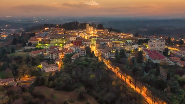 Panorama di San Daniele del Friuli by night