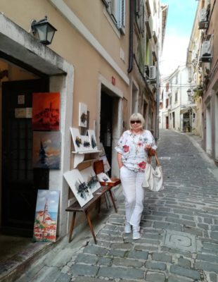 Passeggiando per i vicoli di Pirano in Slovenia