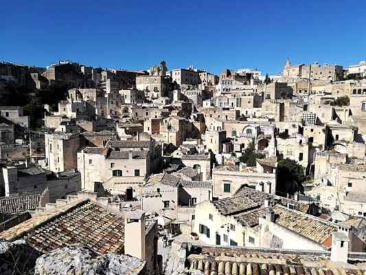 Panorama del Sasso Caveoso a Matera