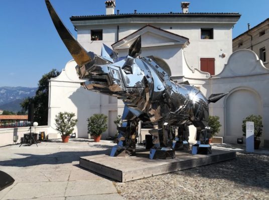 Il Rinoceronte opera di Li-Jen Shih a Bassano del Grappa