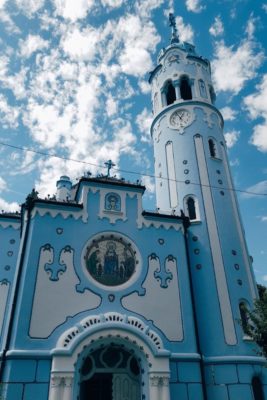 La Chiesa Blu a Bratislava, kostol svätej Alžbety