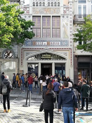 Ingresso della Livraria Lello e Irmão a Oporto