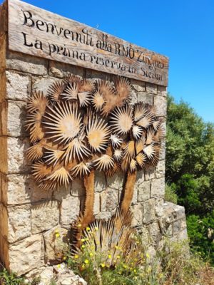 L'ingresso nella Riserva Naturale dello Zingaro lato Scopello