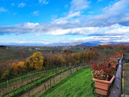 Panorama dalla Frasca Lassù dai Fruts a Prepotto