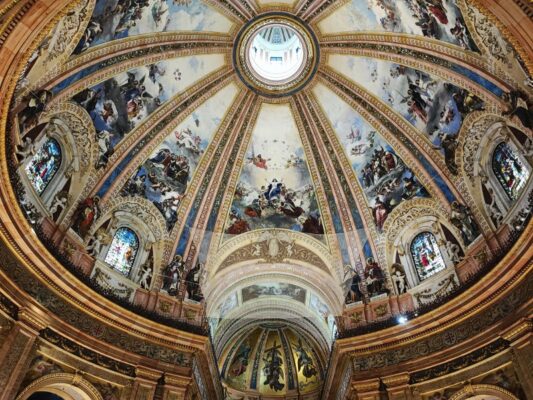 La cupola della Basílica de San Francisco El Grande a Madrid