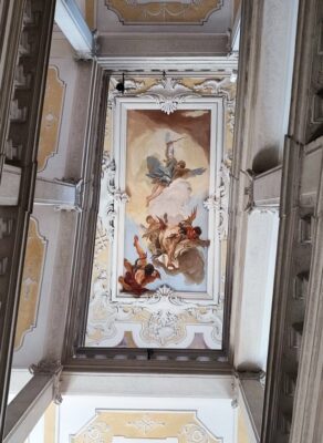 Affresco "Caduta degli Angeli Ribelli" del Tiepolo, Museo Diocesano di Udine