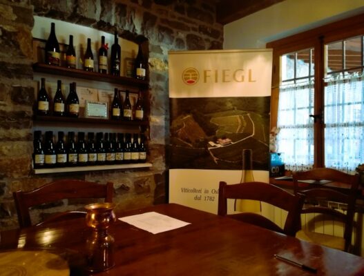 Interno cantina Fiegl a Oslavia