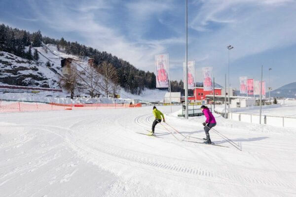 Pista sci di fondo alla Alpen Arena di Villach