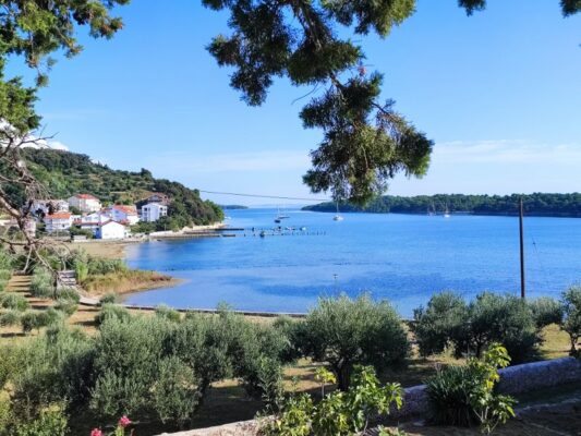 La baia di Santa Eufemia a Palit isola di Rab