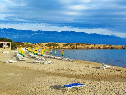 Spiaggia Livačina a Lopar isola di Rab