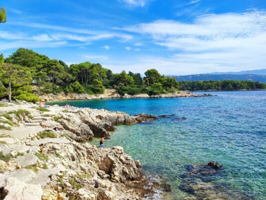 Suha Punta beach isola di Rab