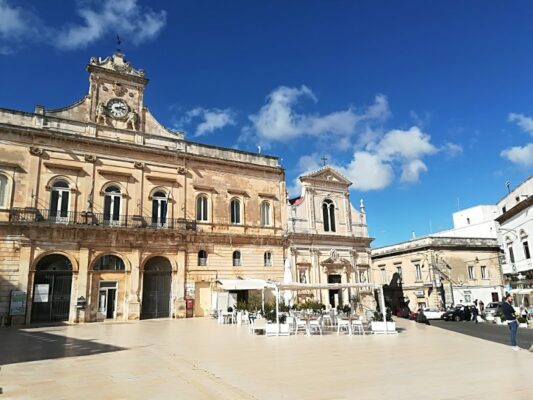 Piazza Libertà a Ostuni