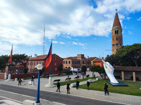 Piazza Vescovado a Caorle