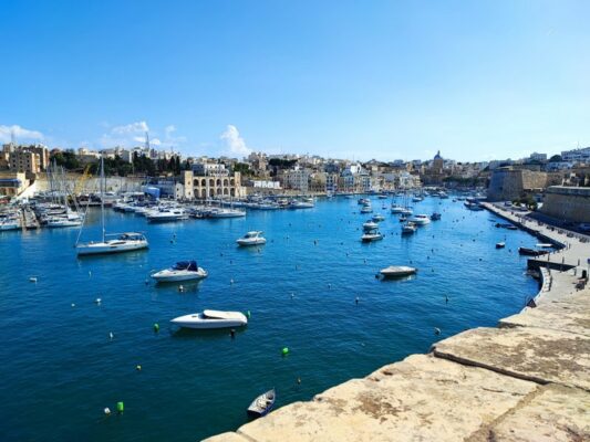 La baia di Vittoriosa (Birgu) Malta