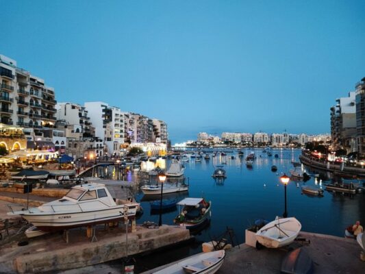 Spinola Bay a St Julian’s Malta