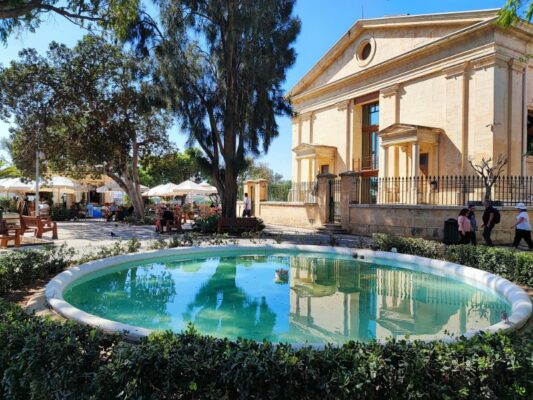 Upper Barrakka Gardens a La Valletta