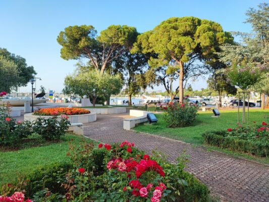 Giardini pubblici a Umago