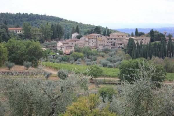 Panorama di Fonterutoli nel Chianti