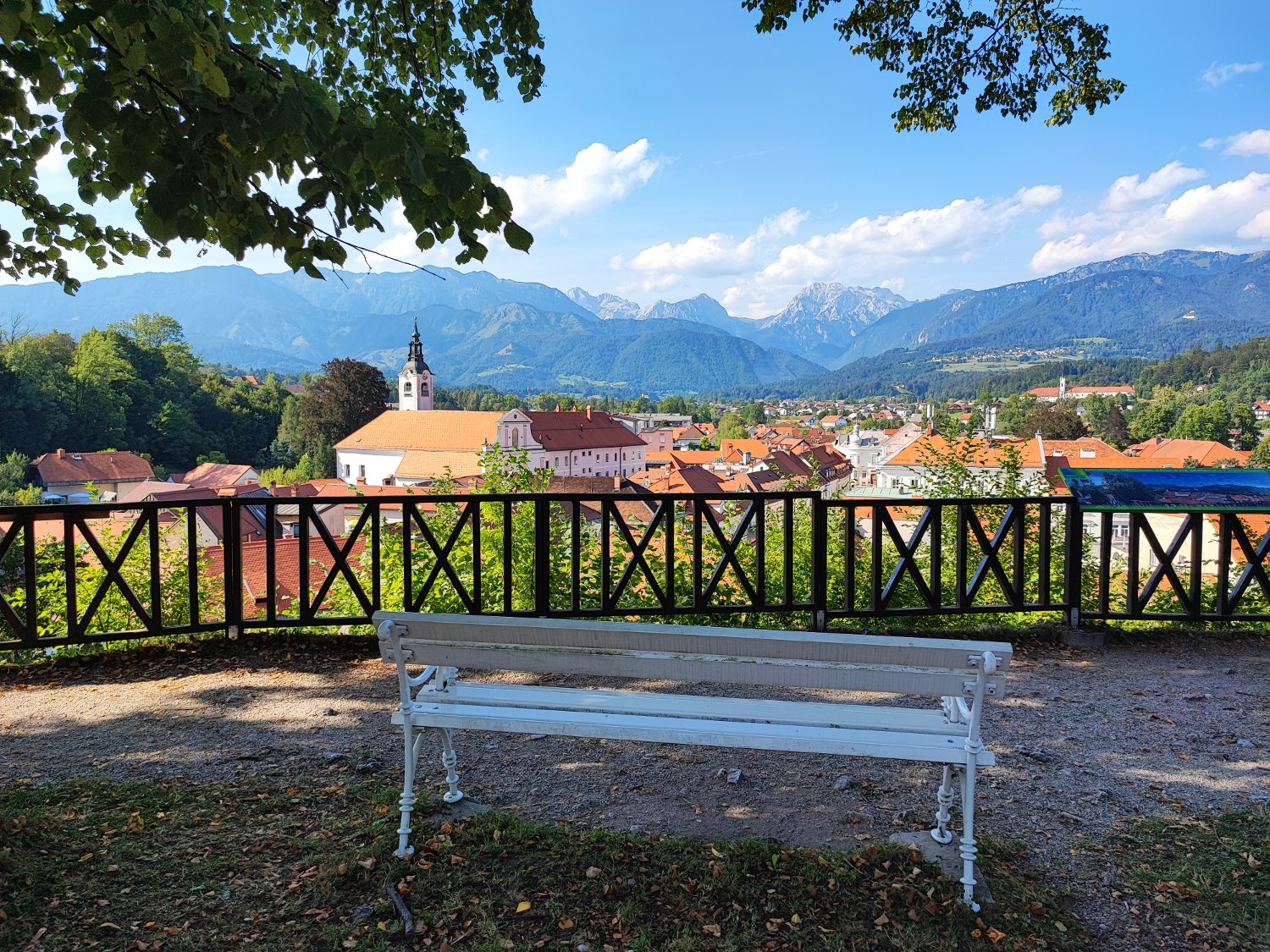 Panorama di Kamnik in Slovenia