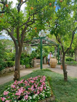 Il giardino del Grand Hotel Excelsior Vittoria a Sorrento