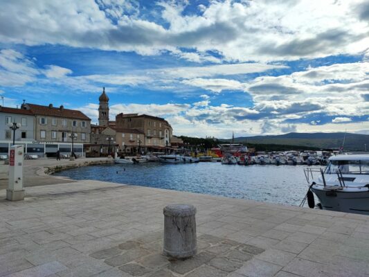 Panorama di Krk città